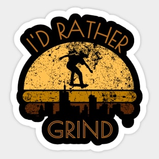 skateboarding activities, outdoor sports Sticker